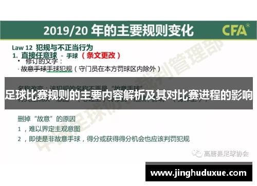 足球比赛规则的主要内容解析及其对比赛进程的影响